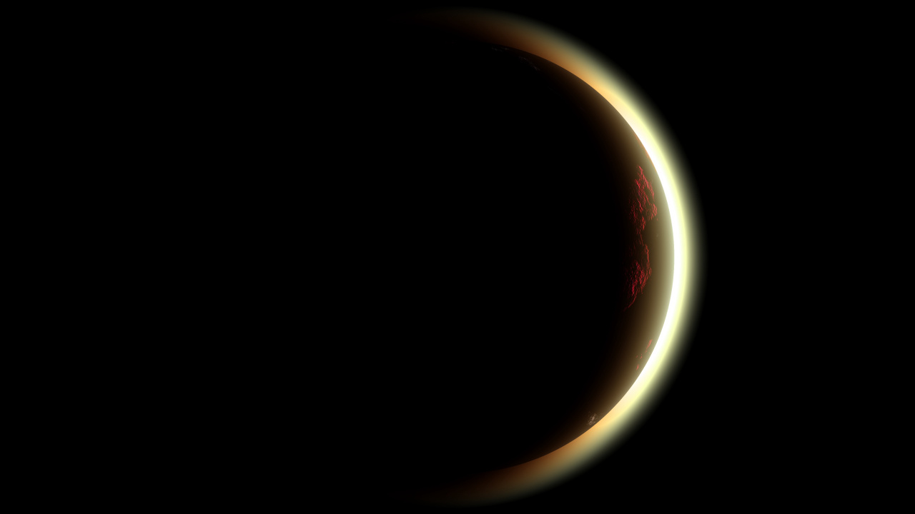 Обои полумесяц, затмение, лунное затмение, луна, Астрономия в разрешении 1280x720