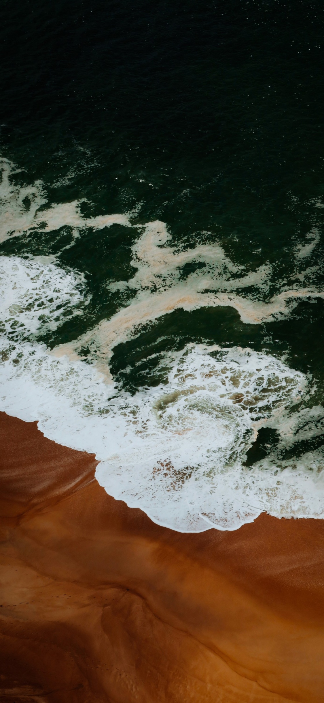 Обои пляж, вода, гидроресурсы, жидкость, жидкий в разрешении 1125x2436