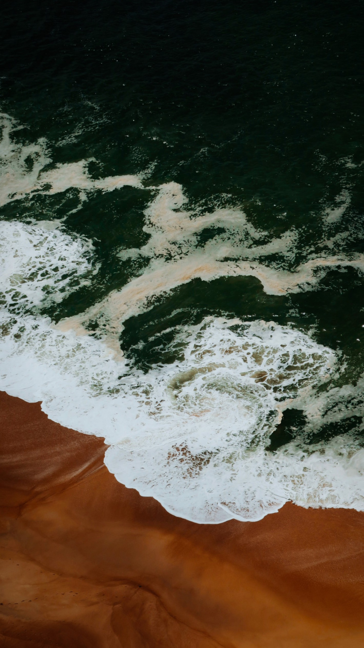 Обои пляж, вода, гидроресурсы, жидкость, жидкий в разрешении 750x1334