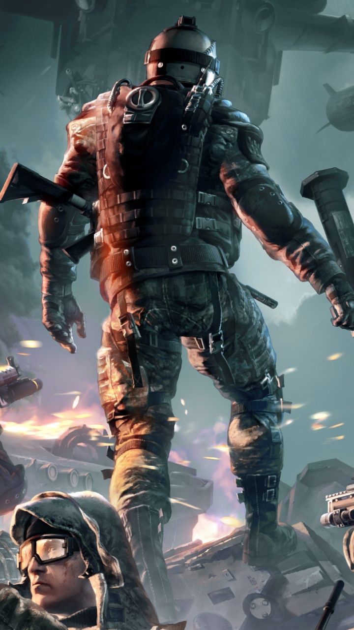 Обои видеоигра, боевик, warface, игра-боевик, стратегии видео игры в разрешении 720x1280