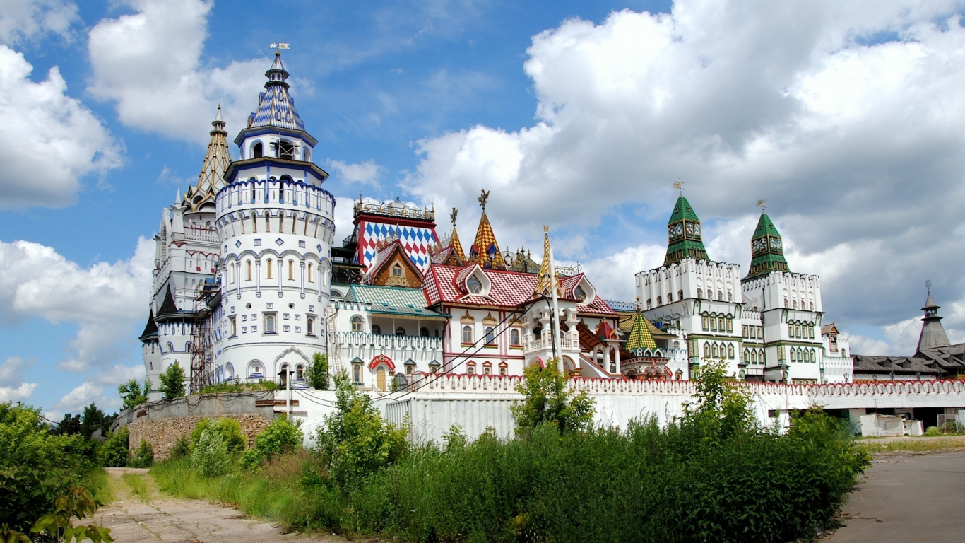 Обои Красная площадь, замок, ориентир, здание, дворец в разрешении 1366x768