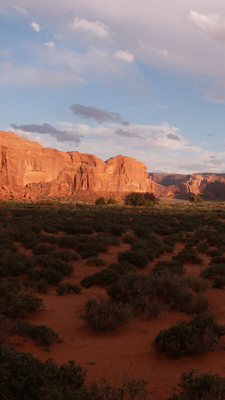 Обои долина монументов, Долина, каньон, бесплодные земли, природа в разрешении 750x1334