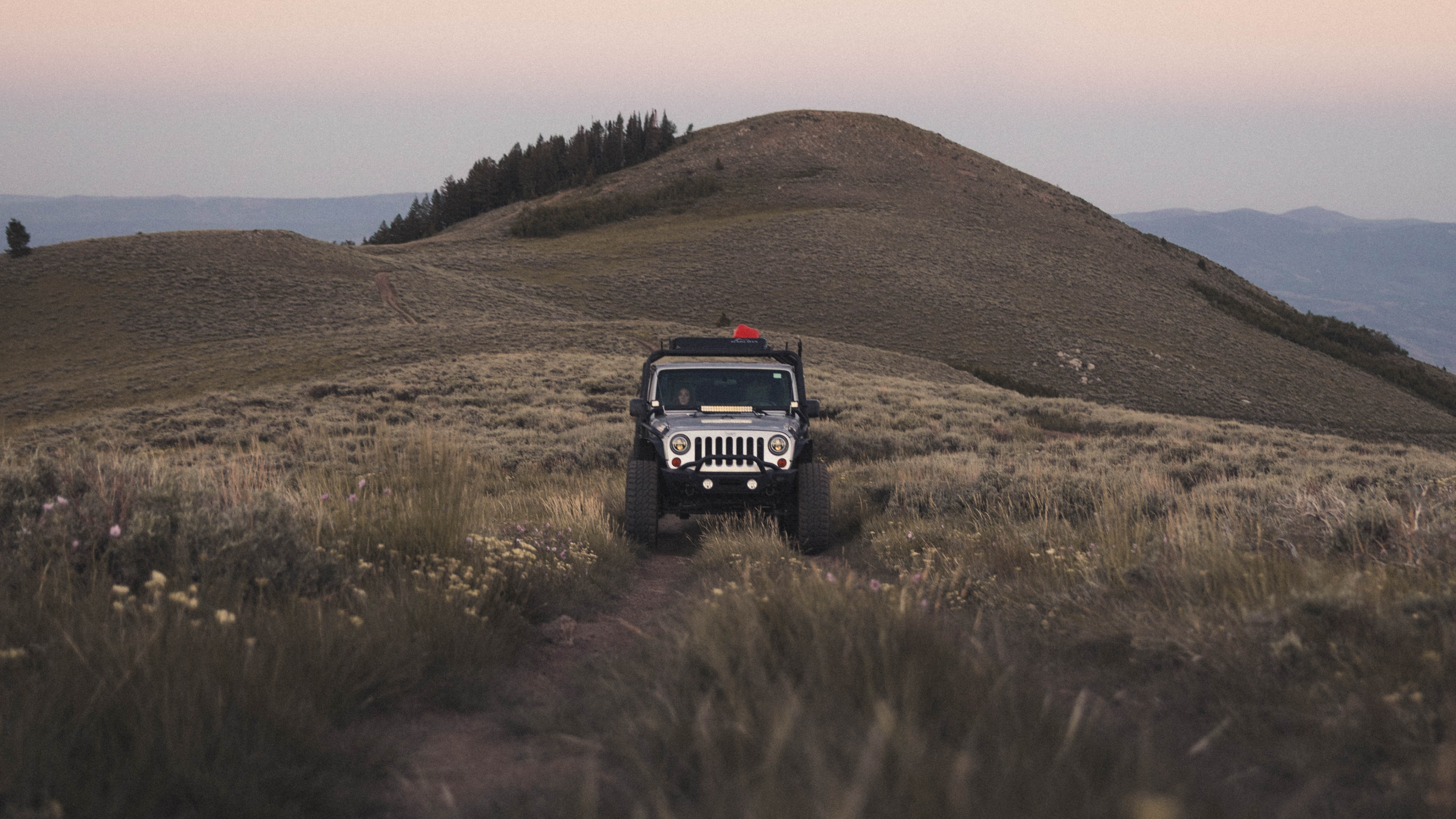 Обои джип, авто, Офф-роуд, дорога, экорегион в разрешении 3840x2160