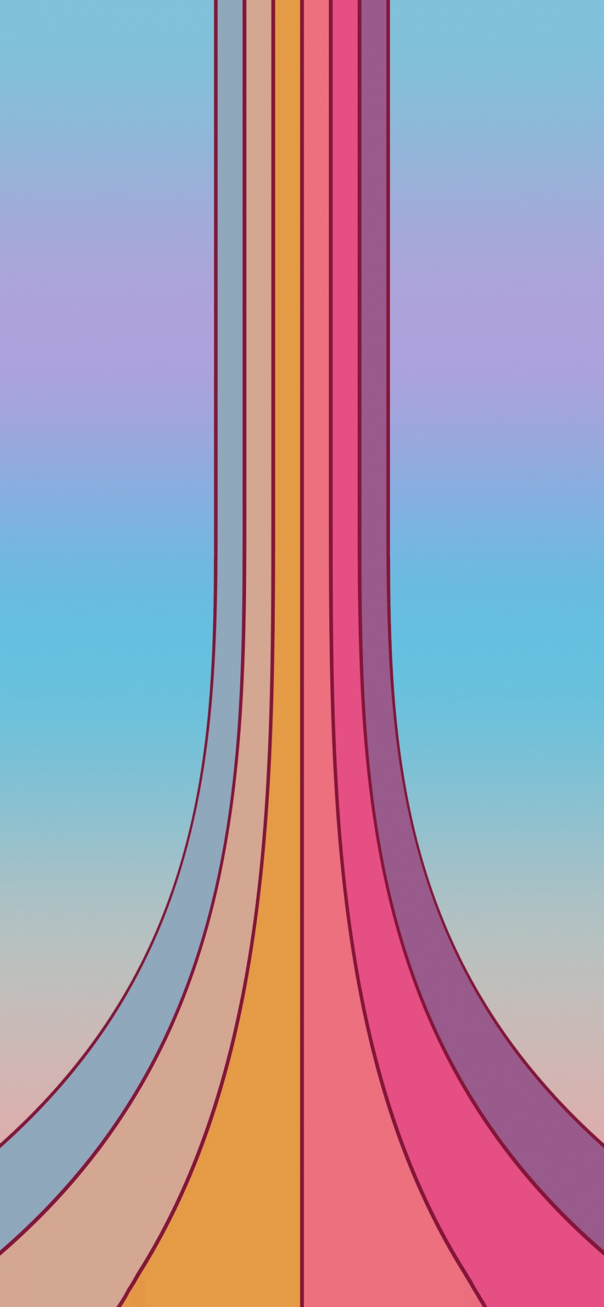 Обои визуальное искусство, графический дизайн, красочность, арт, полутона и оттенки в разрешении 1242x2688