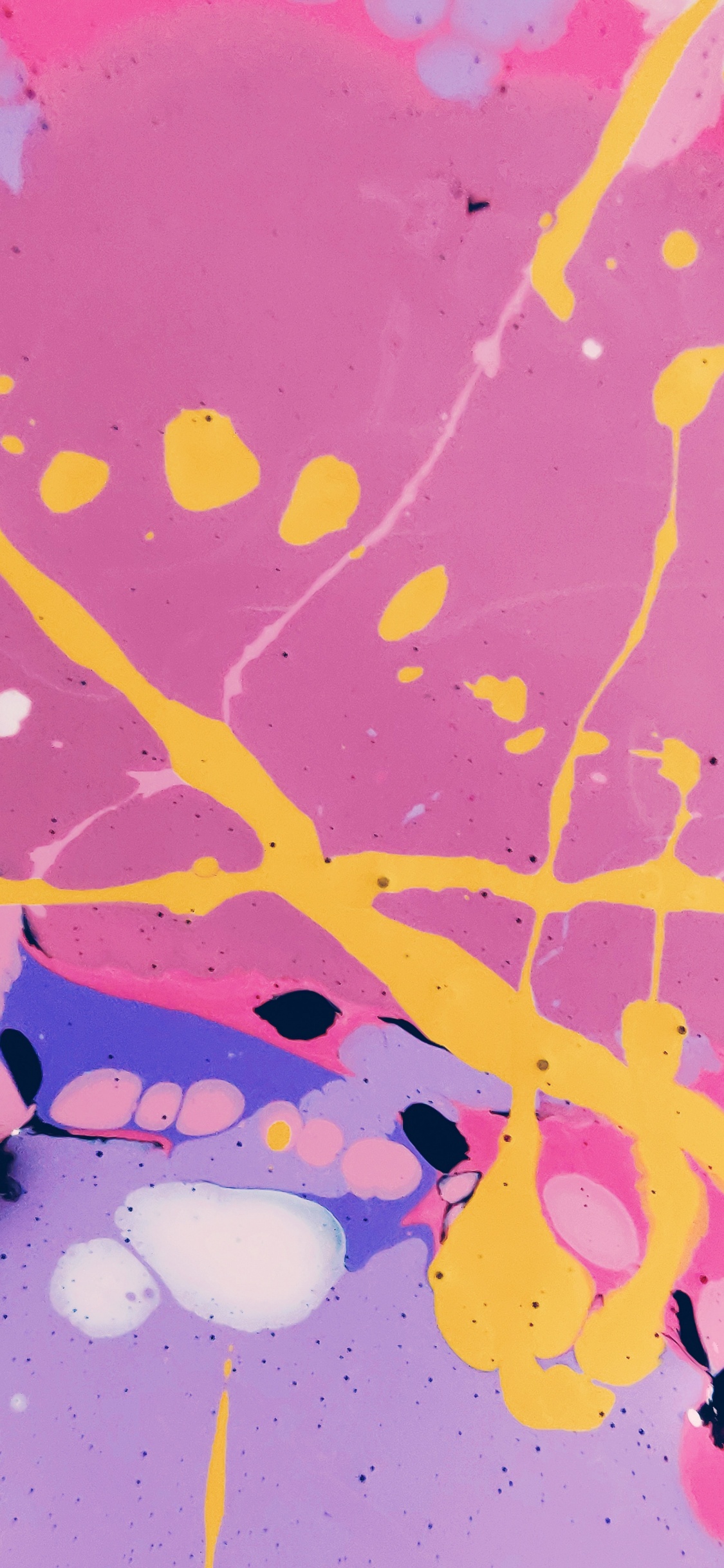 Обои живопись, акриловая краска, абстрактное искусство, рисование, артист в разрешении 1125x2436