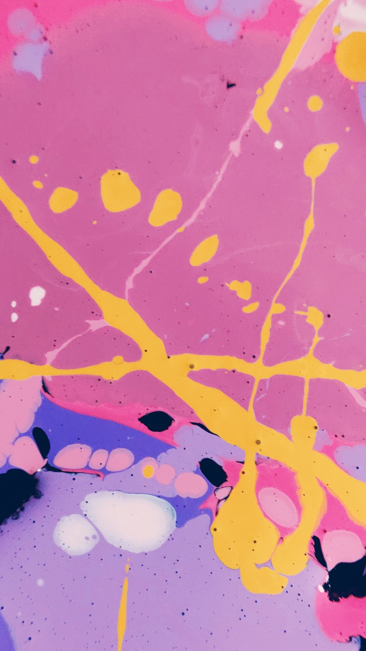 Обои живопись, акриловая краска, абстрактное искусство, рисование, артист в разрешении 720x1280