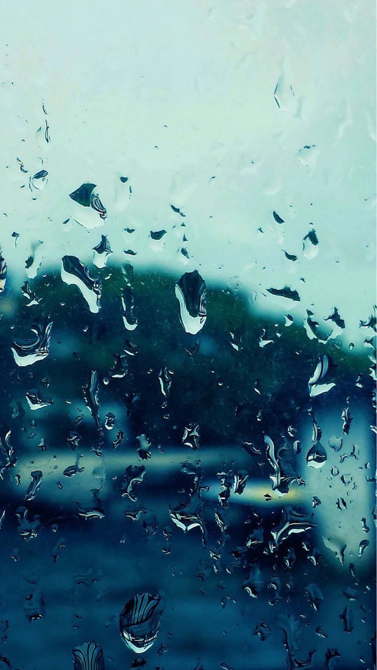 Обои синий, вода, Аква, падение, бирюза в разрешении 750x1334