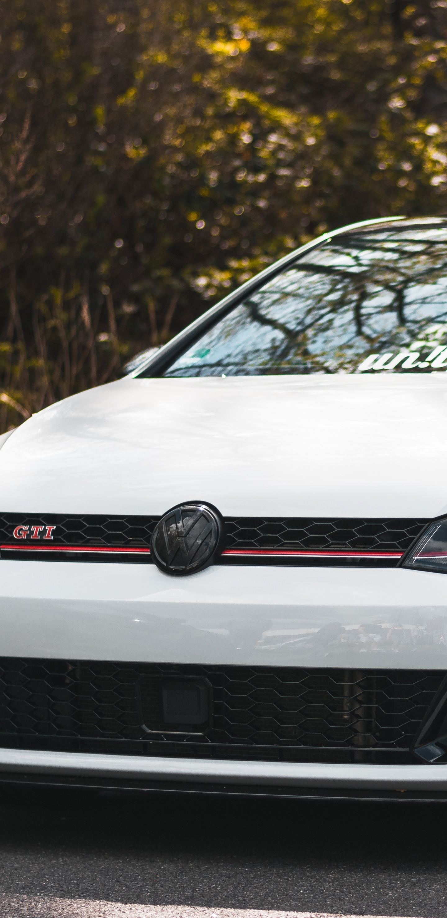 Обои авто, Фольксваген, Хэтчбек, обод, ГТИ в разрешении 1440x2960