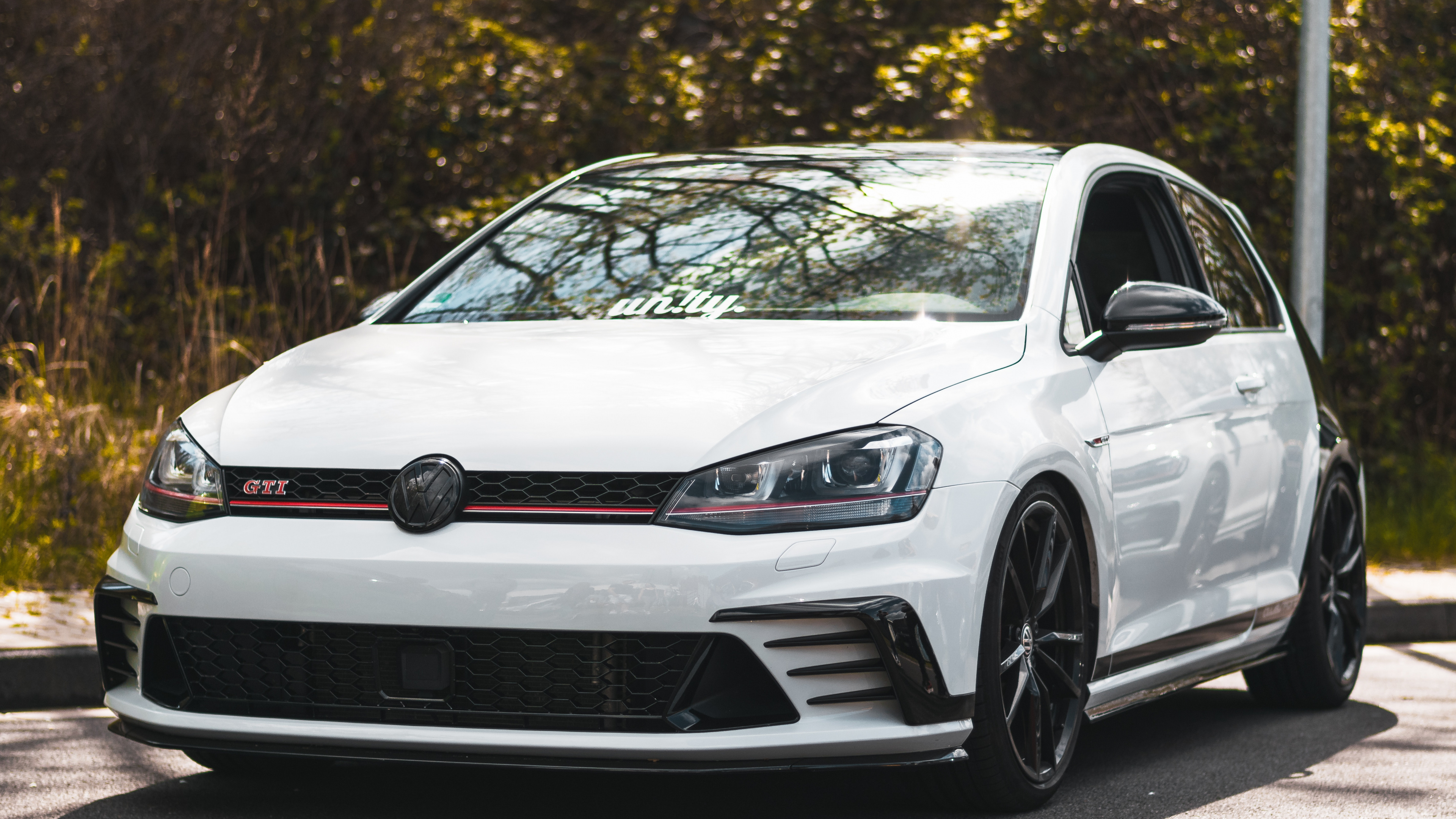 Обои авто, Фольксваген, Хэтчбек, обод, ГТИ в разрешении 3840x2160