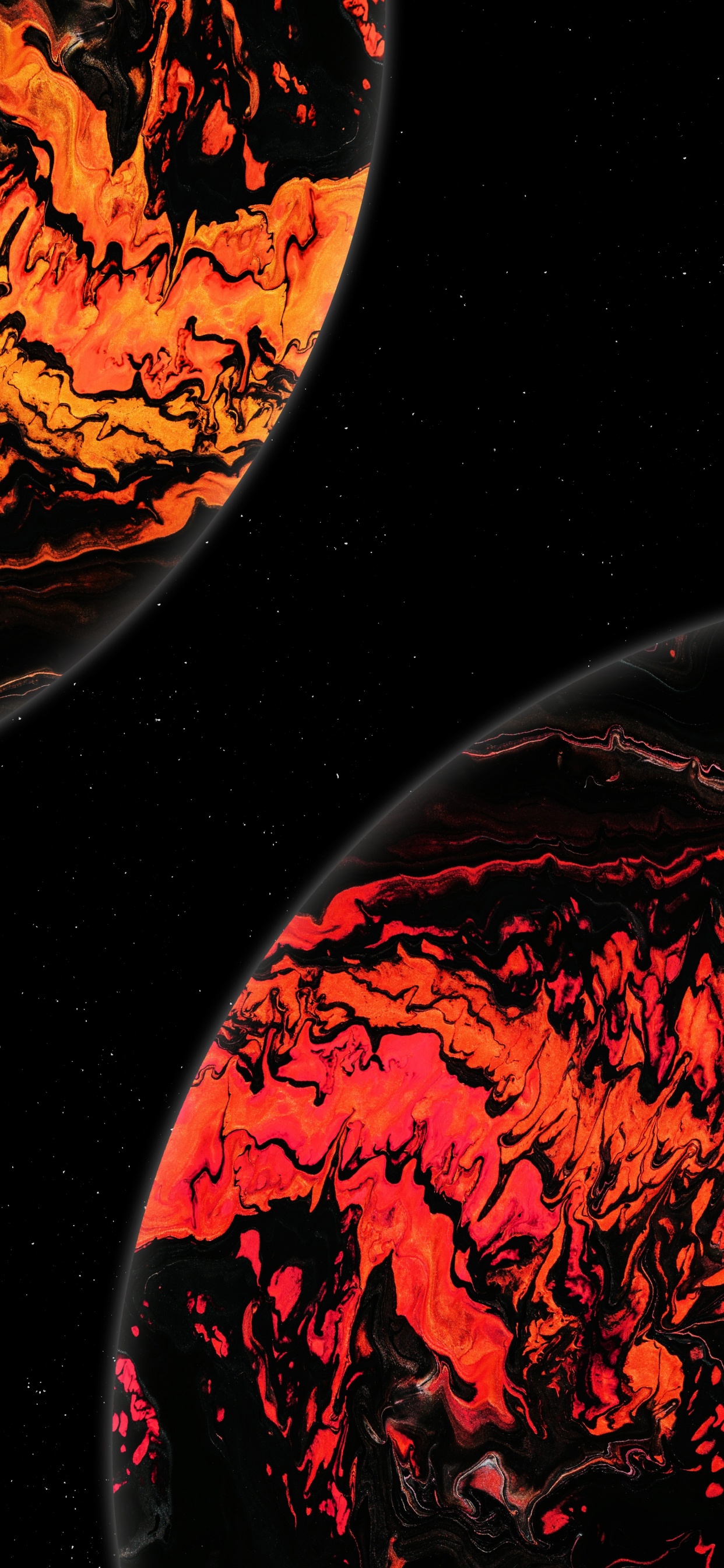 Обои амолед, Супер AMOLED, атмосфера, мир, черный в разрешении 1242x2688