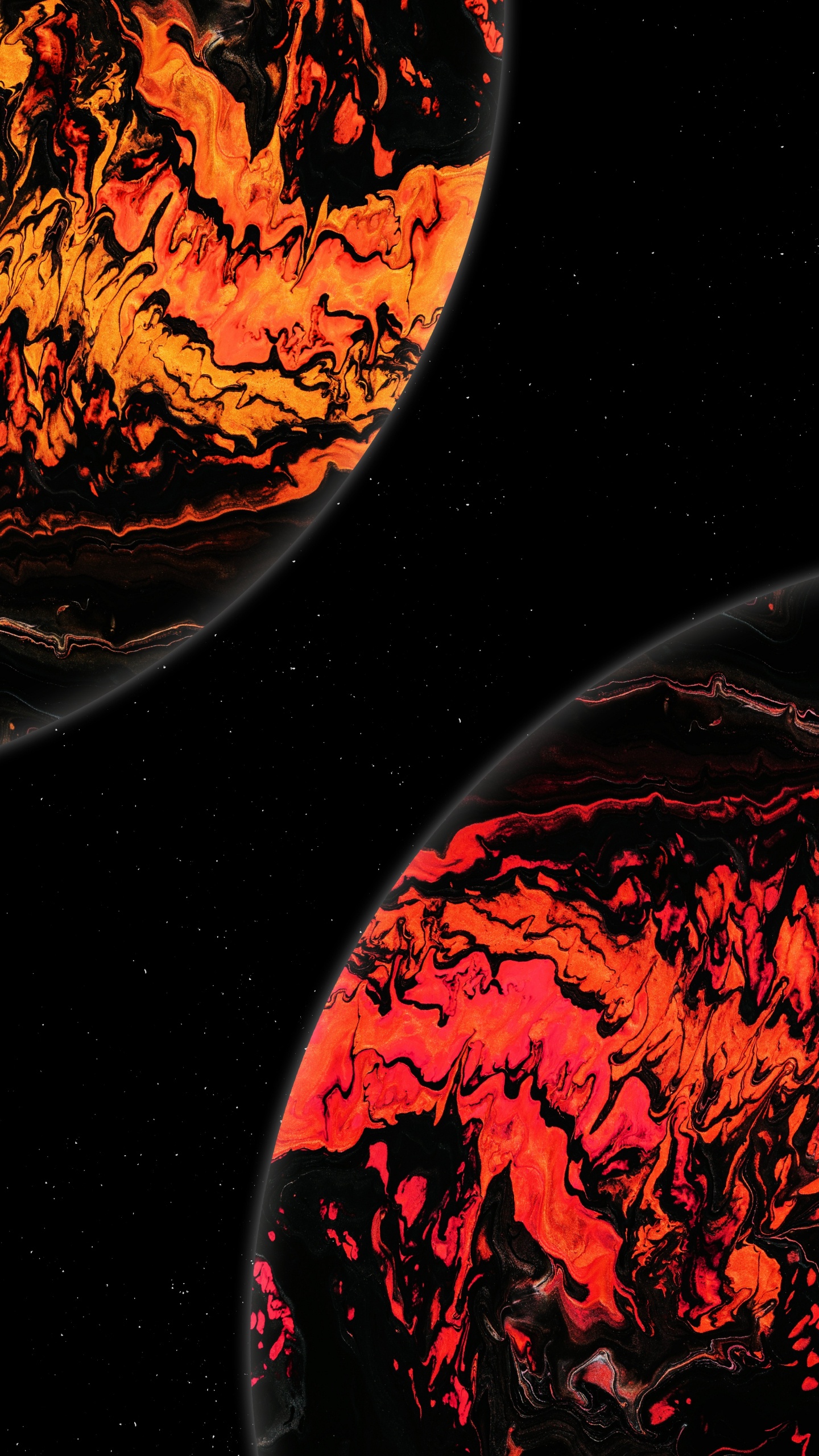 Обои амолед, Супер AMOLED, атмосфера, мир, черный в разрешении 1440x2560