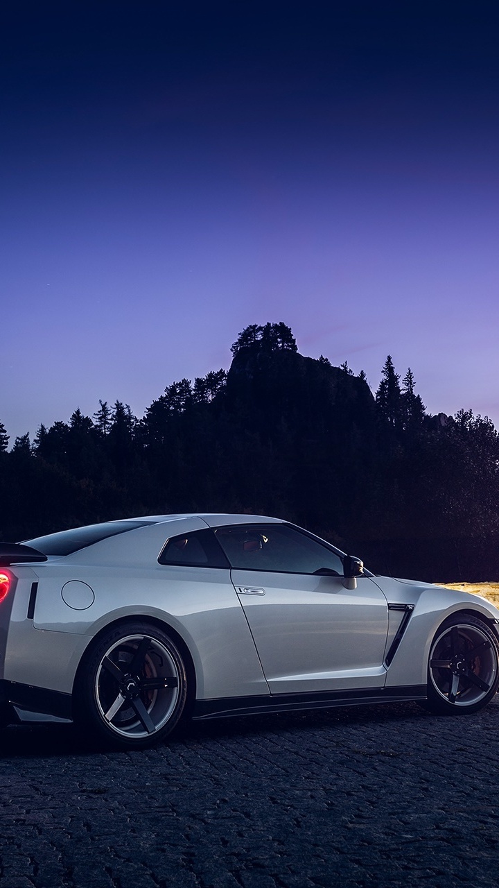 Обои nissan gt r, спорткар, авто, Литые диски, суперкар в разрешении 720x1280