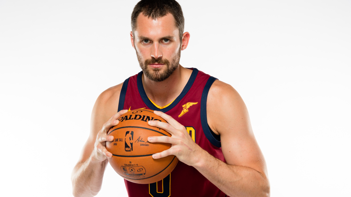 Обои Кевин Лав, Кливленд кавальерс, Баскетбол, мощный форвард, баскетболист в разрешении 1366x768