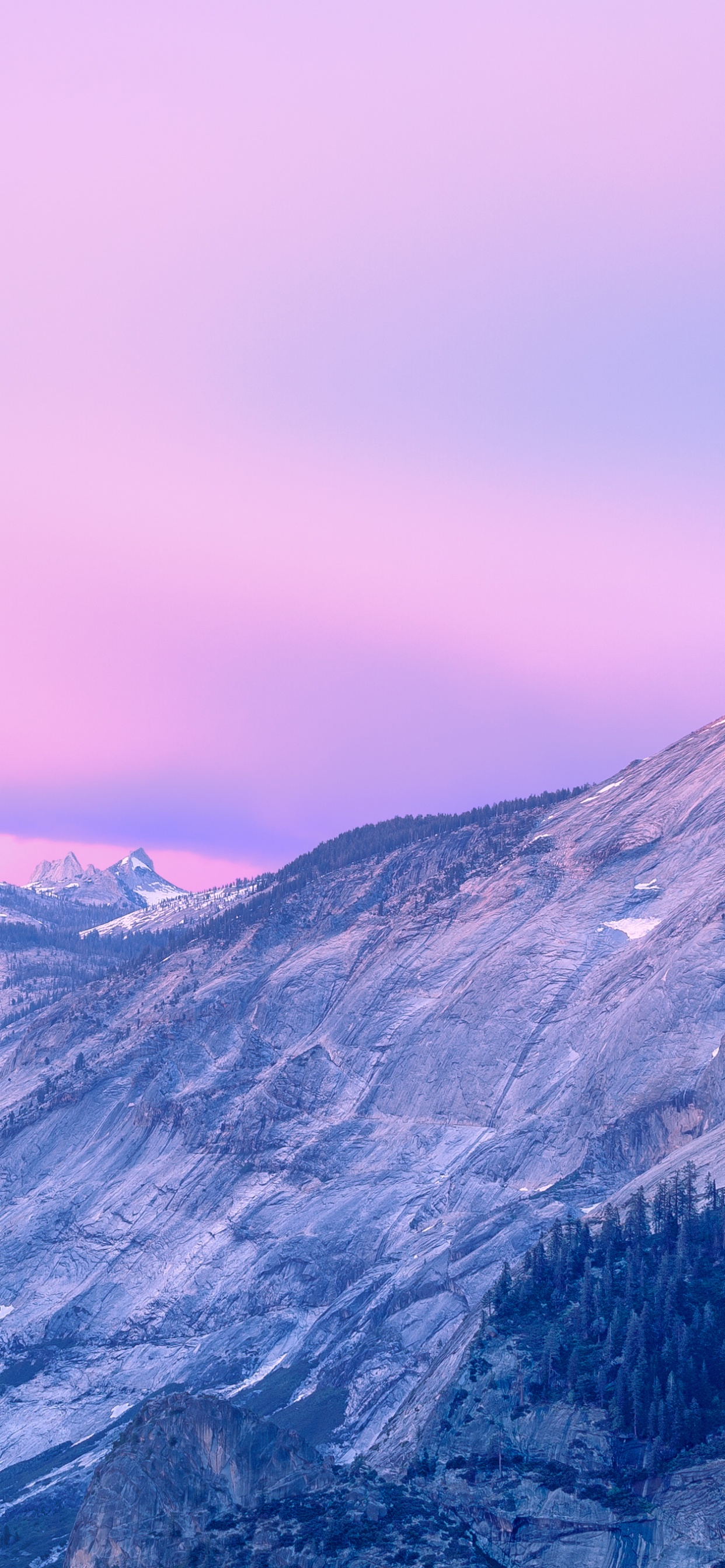 Обои mac os, йосемитский национальный парк, йосемити, Половина Купола, Точка Ледника в разрешении 1242x2688