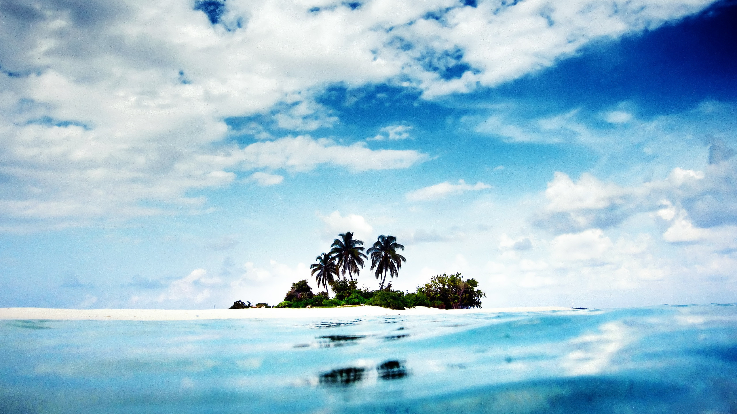 Обои море, вода, океан, дневное время, день в разрешении 2560x1440