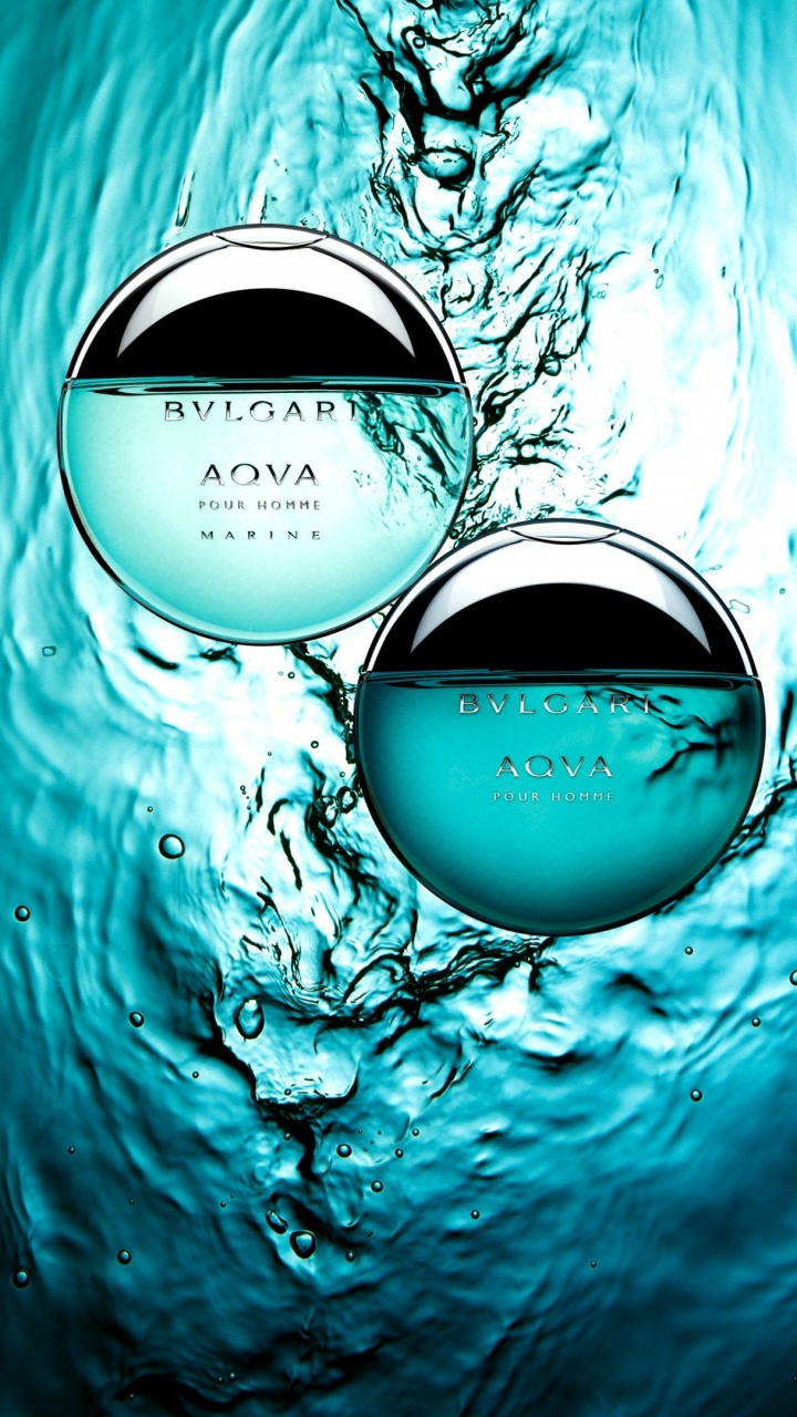 Обои аромат, bulgari, вода, синий, Аква в разрешении 720x1280