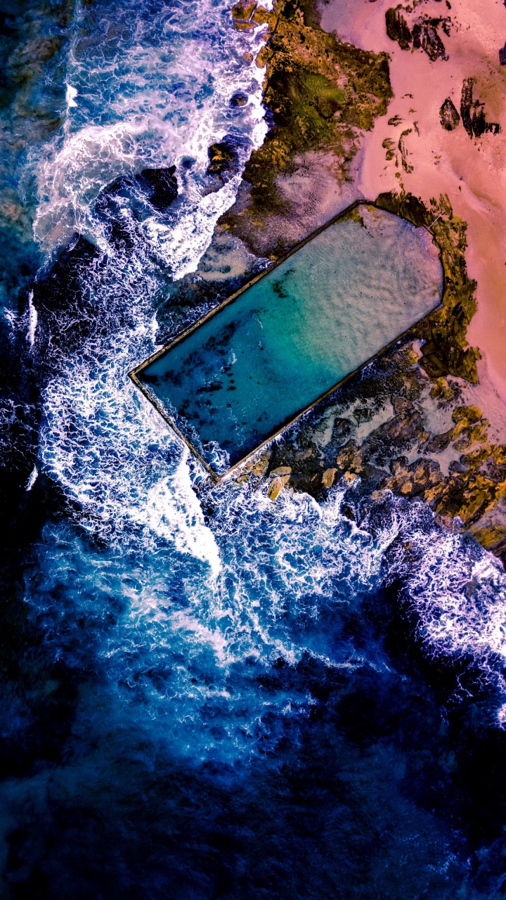 Обои природа, вода, гидроресурсы, мир, синий в разрешении 720x1280