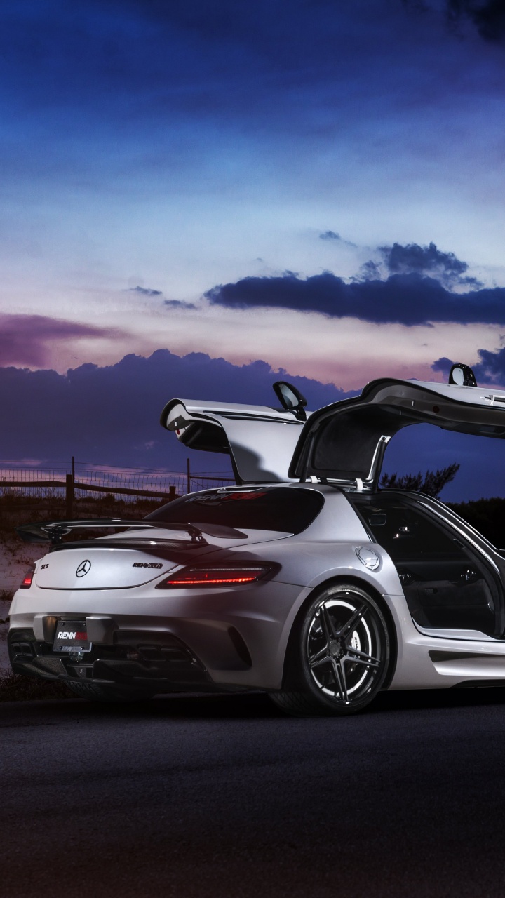 Обои авто, спорткар, суперкар, мощные машины, Мерседес АМГ в разрешении 720x1280