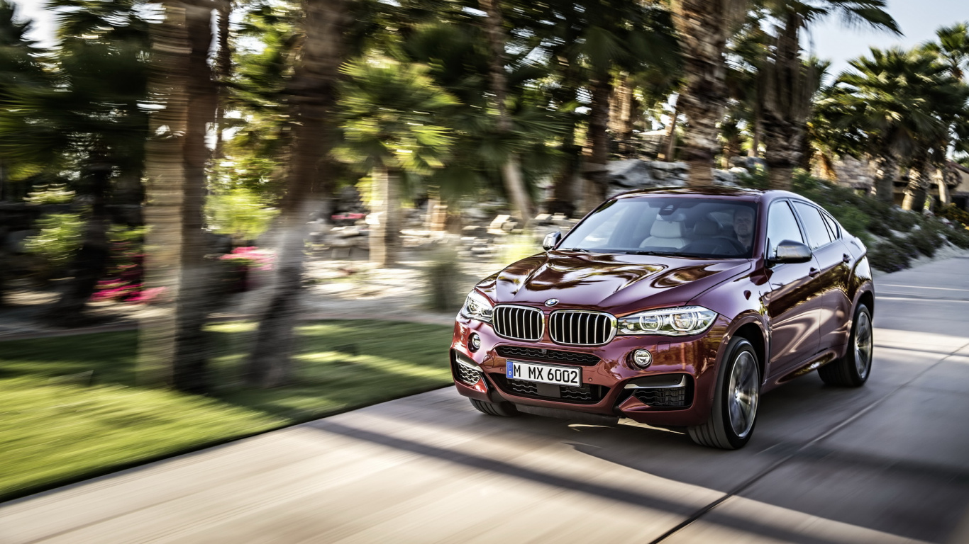 Обои 2015 БМВ Х6, bmw x5, bmw, авто, bmw x6 в разрешении 1366x768