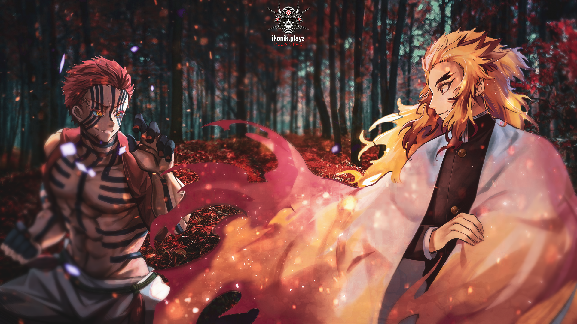 Обои аниме, Танджиро Камадо, убийца демонов kimetsu no yaiba, цифровое искусство, арт в разрешении 1920x1080