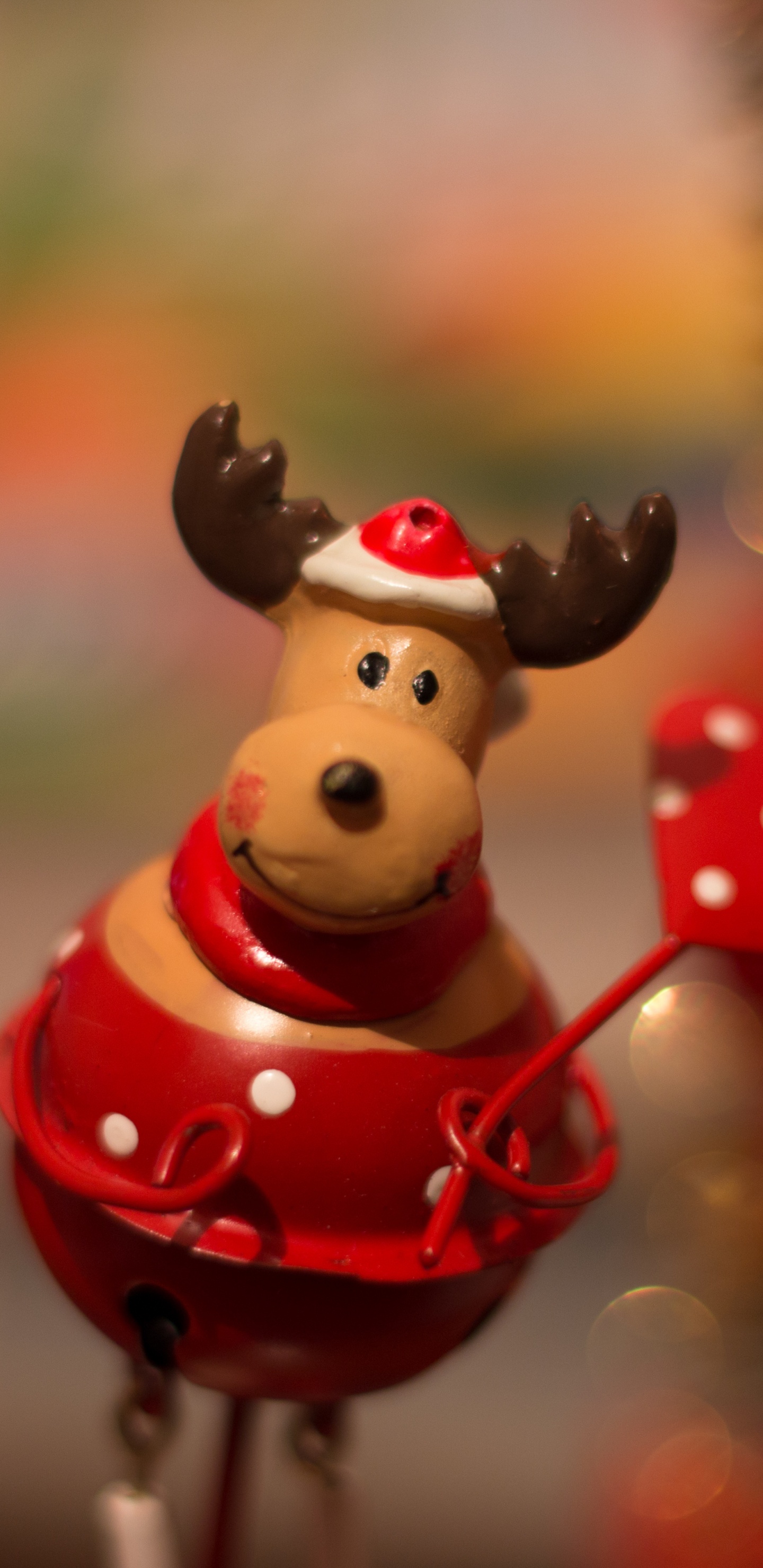 Обои рождественский орнамент, Рождественский день, праздник, красный цвет, Рождество в разрешении 1440x2960