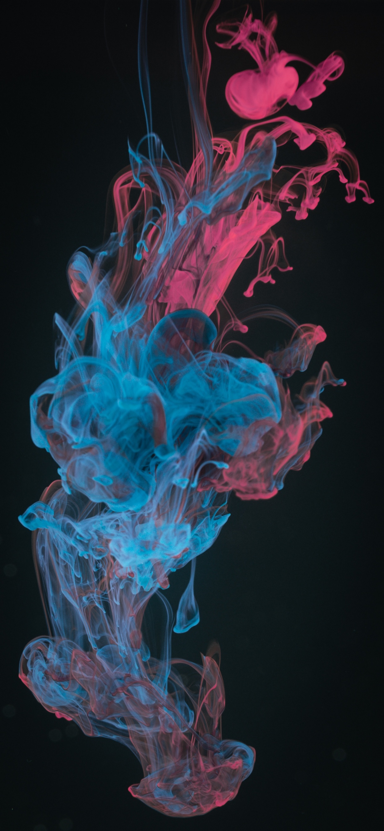 Обои абстрактное искусство, амолед, свет, цвет, синий цвет в разрешении 1242x2688