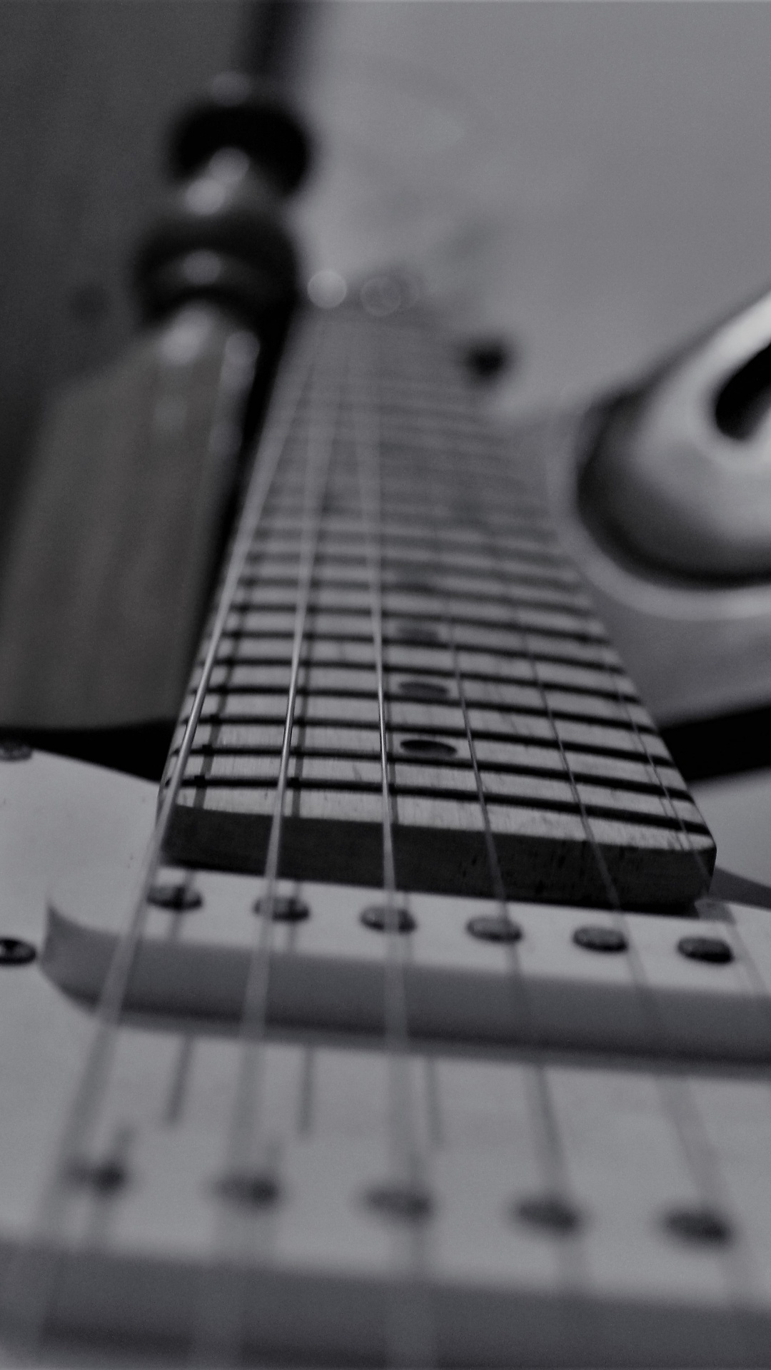 Обои басгитара, черный и белый, электрогитара, гитара, струнный инструмент в разрешении 1080x1920