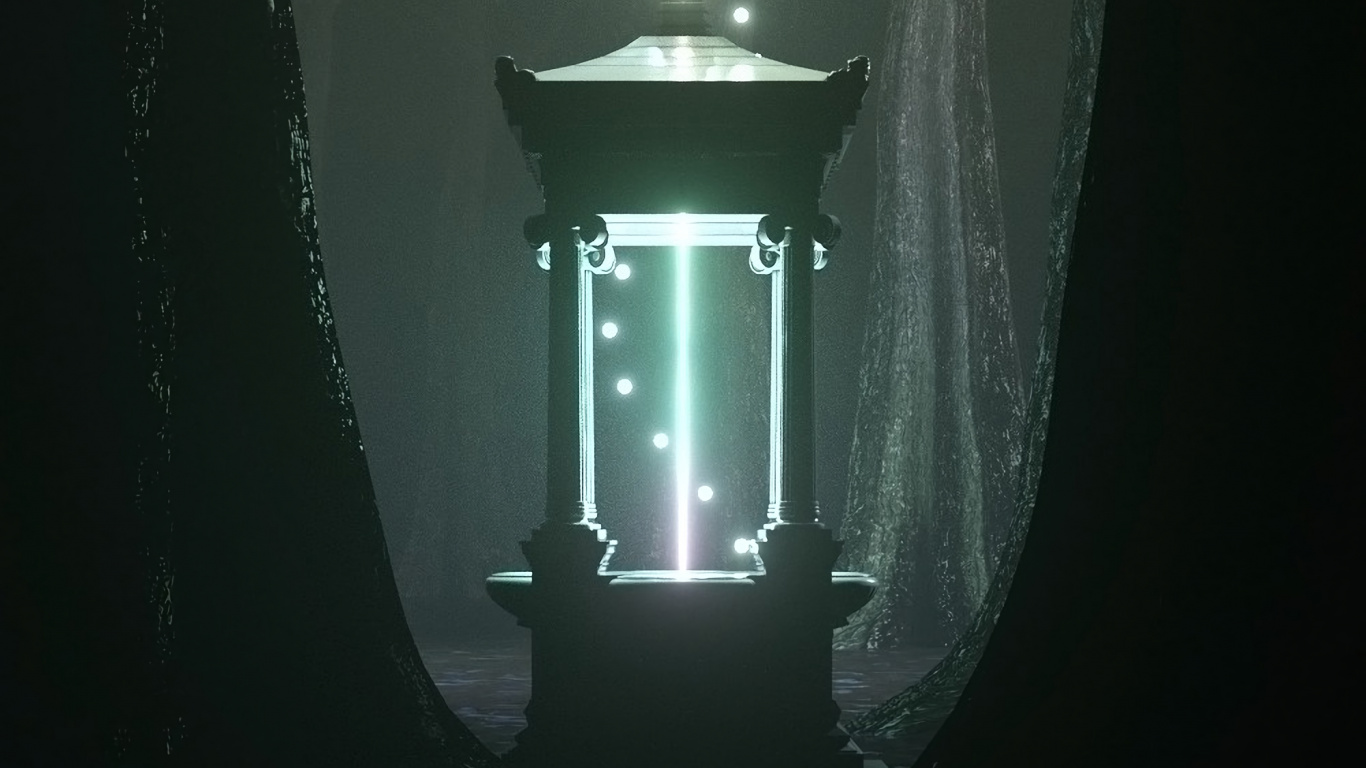 Обои вода, синий, зеленый, свет, темнота в разрешении 1366x768