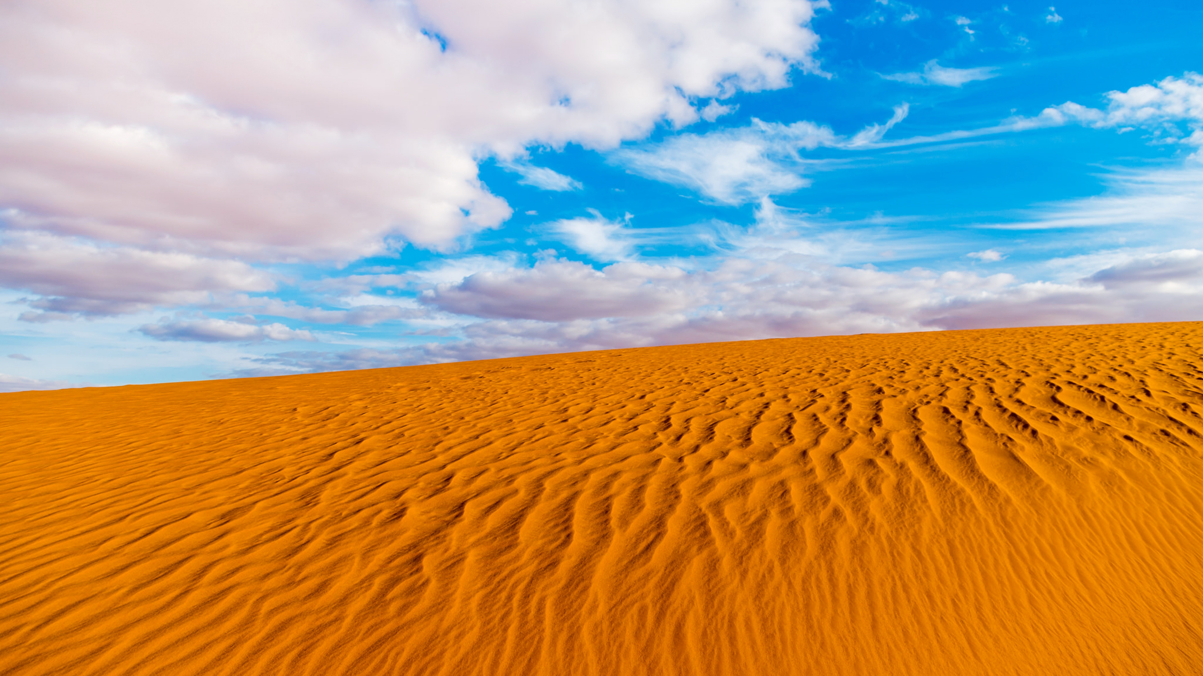 Обои Пустыня Алжира, пустыня, Дюна, песок, эрг в разрешении 3840x2160