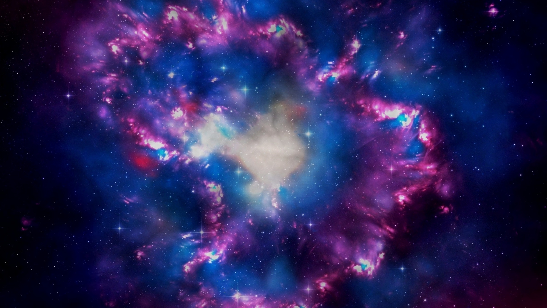 Обои Галактика, туманность, астрономический объект, космическое пространство, атмосфера в разрешении 1920x1080