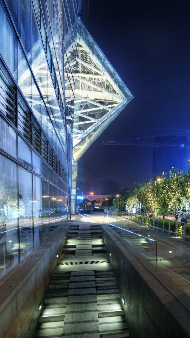 Обои архитектура, городской район, метрополия, город, ориентир в разрешении 750x1334