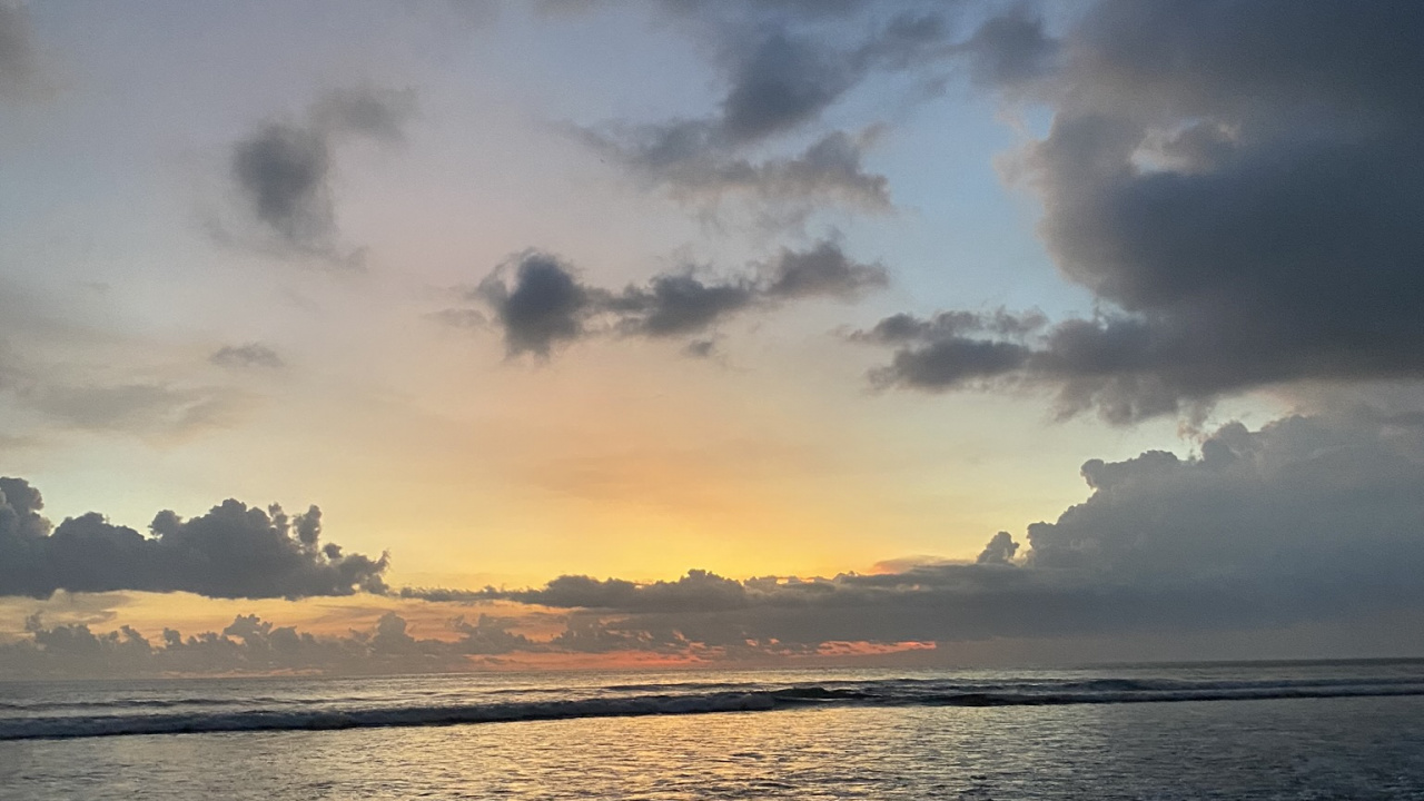 Обои море, водоем, жидкость, природа, облако в разрешении 1280x720