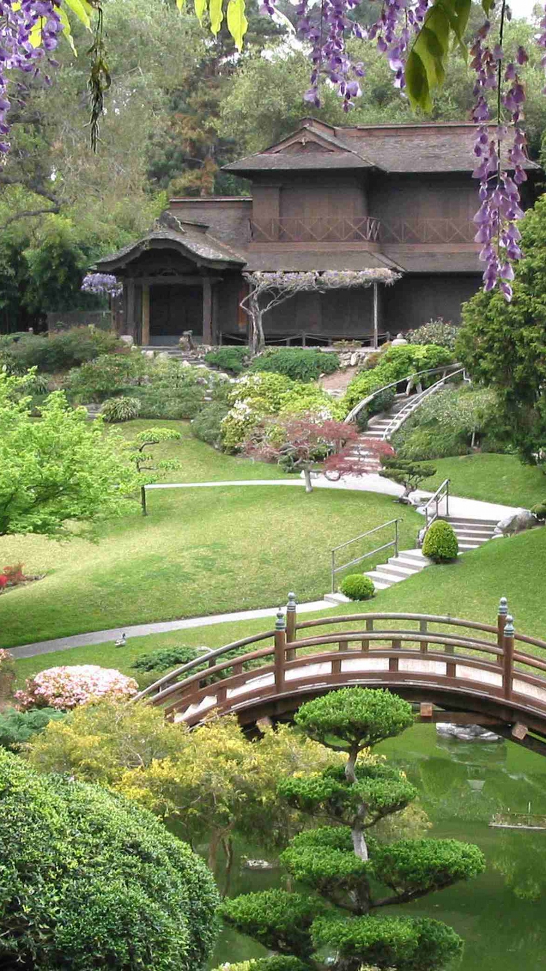 Обои Хантингтон Японский Сад, художественный музей, природа, сад, растительность в разрешении 1080x1920