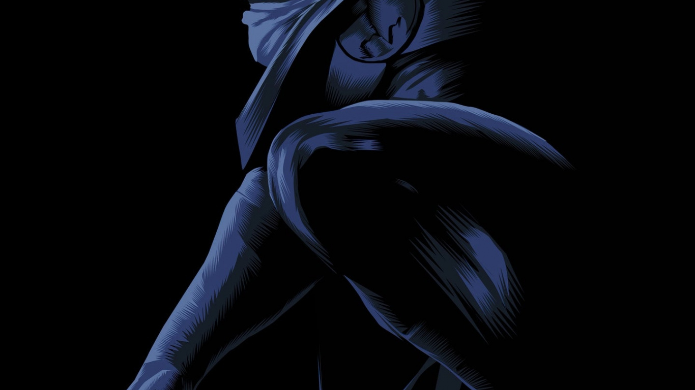 Обои Бэтмен, Детстроук, дэдшот, супергерой, цифровое искусство в разрешении 1366x768