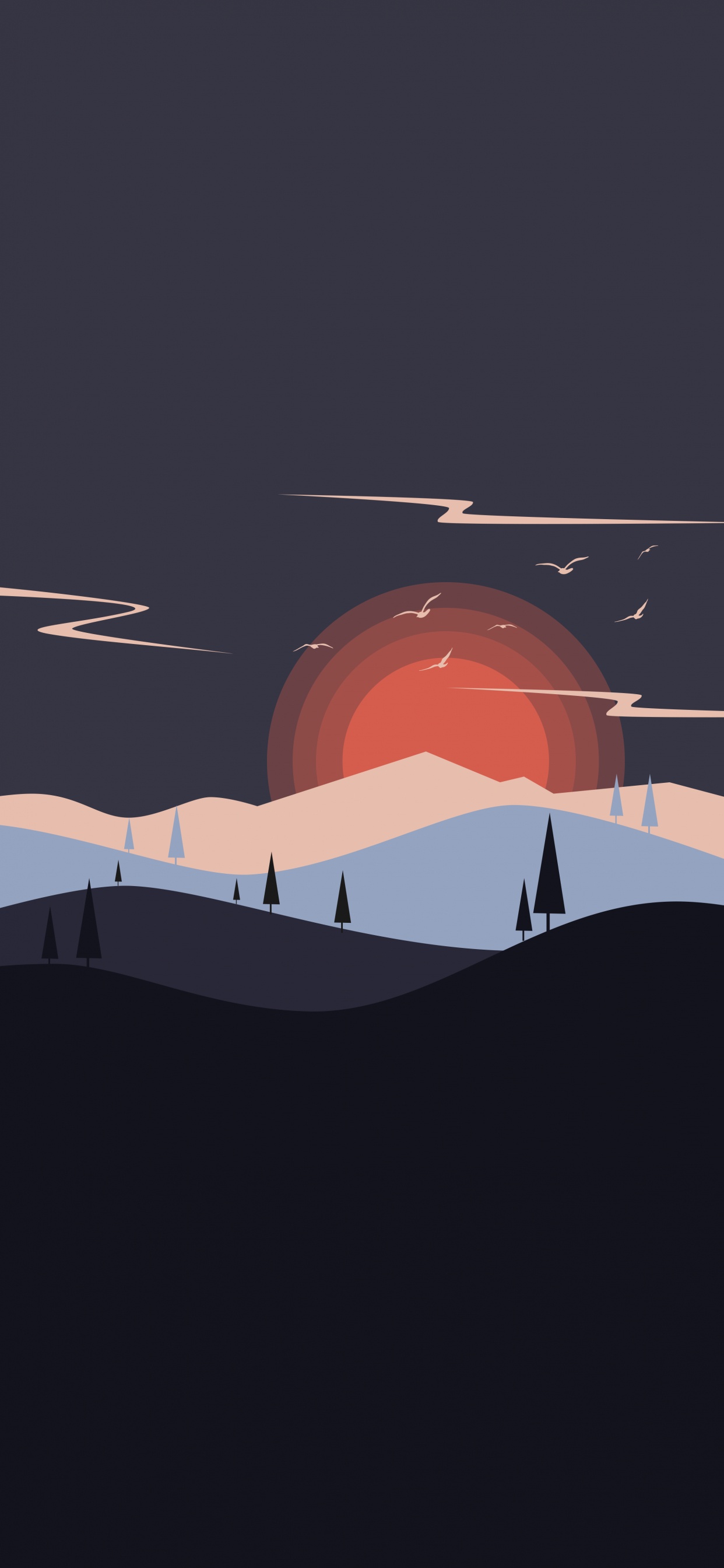 Обои космос, арт, город, событие, электрик в разрешении 1242x2688