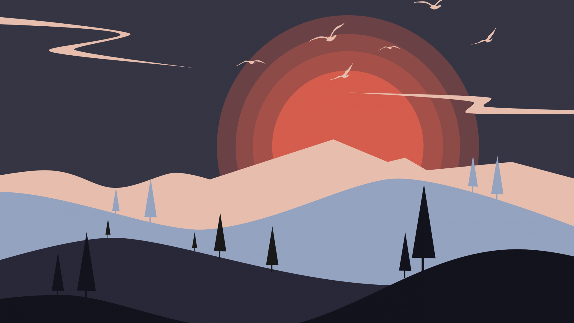 Обои космос, арт, город, событие, электрик в разрешении 1920x1080