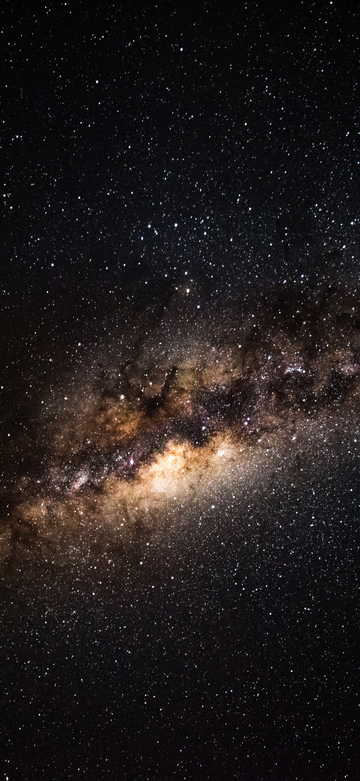 Обои Млечный Путь, Галактика, Астрономия, астрономический объект, темнота в разрешении 1242x2688