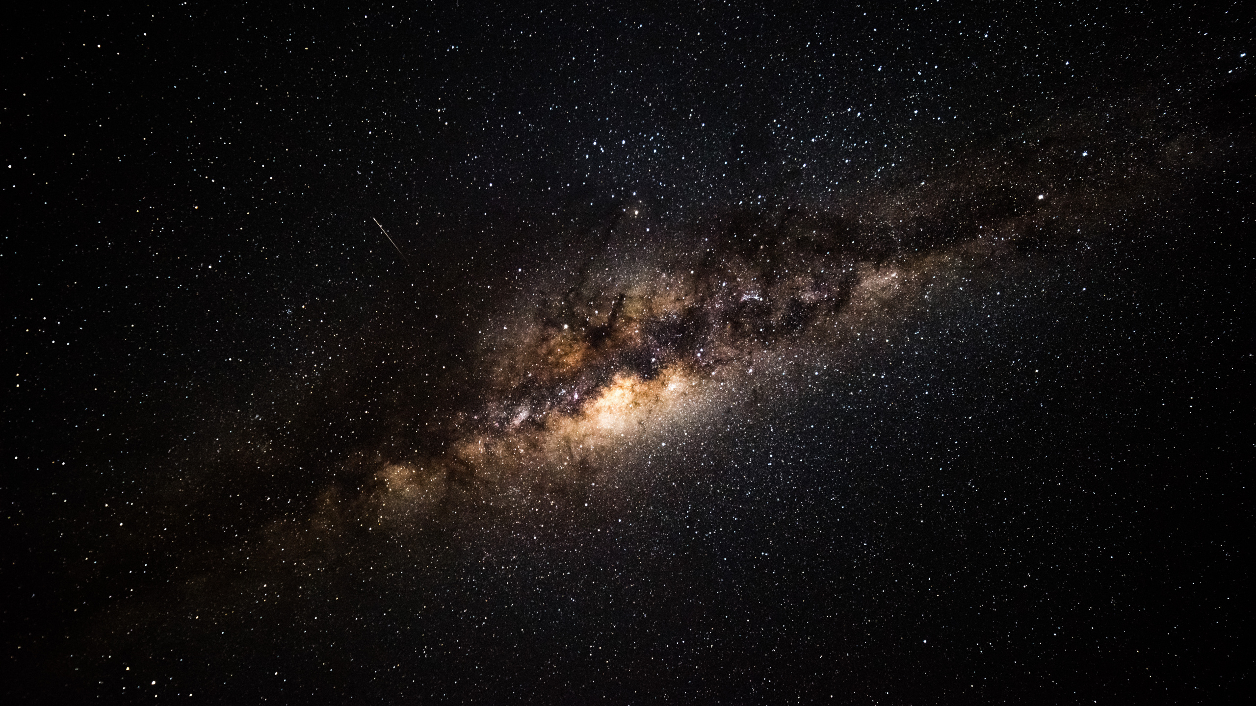 Обои Млечный Путь, Галактика, Астрономия, астрономический объект, темнота в разрешении 2560x1440