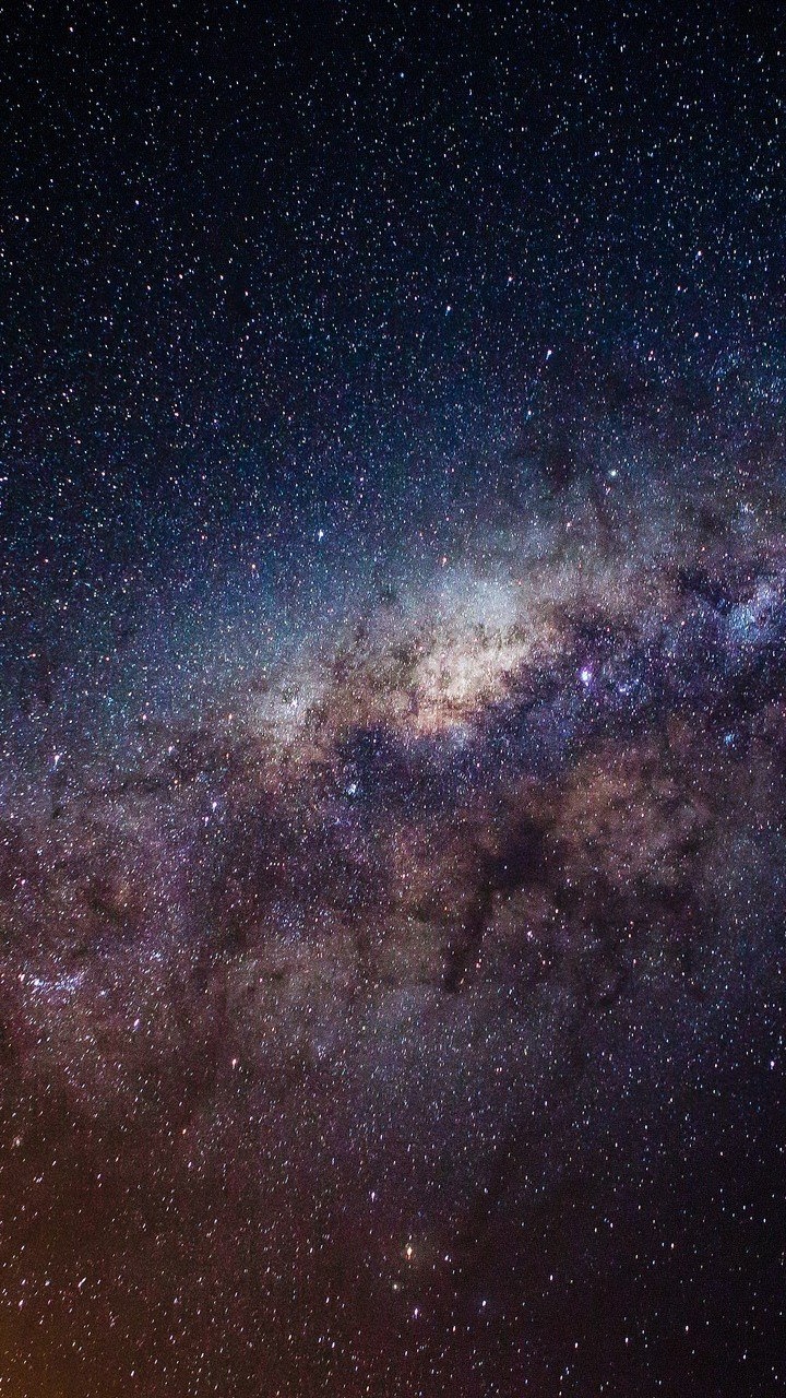 Обои Млечный Путь, Галактика, звезда, Астрономия, ночное небо в разрешении 720x1280