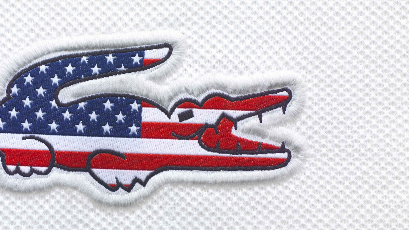 Обои lacoste, рубашка поло, одежда, башмак, марка в разрешении 1366x768