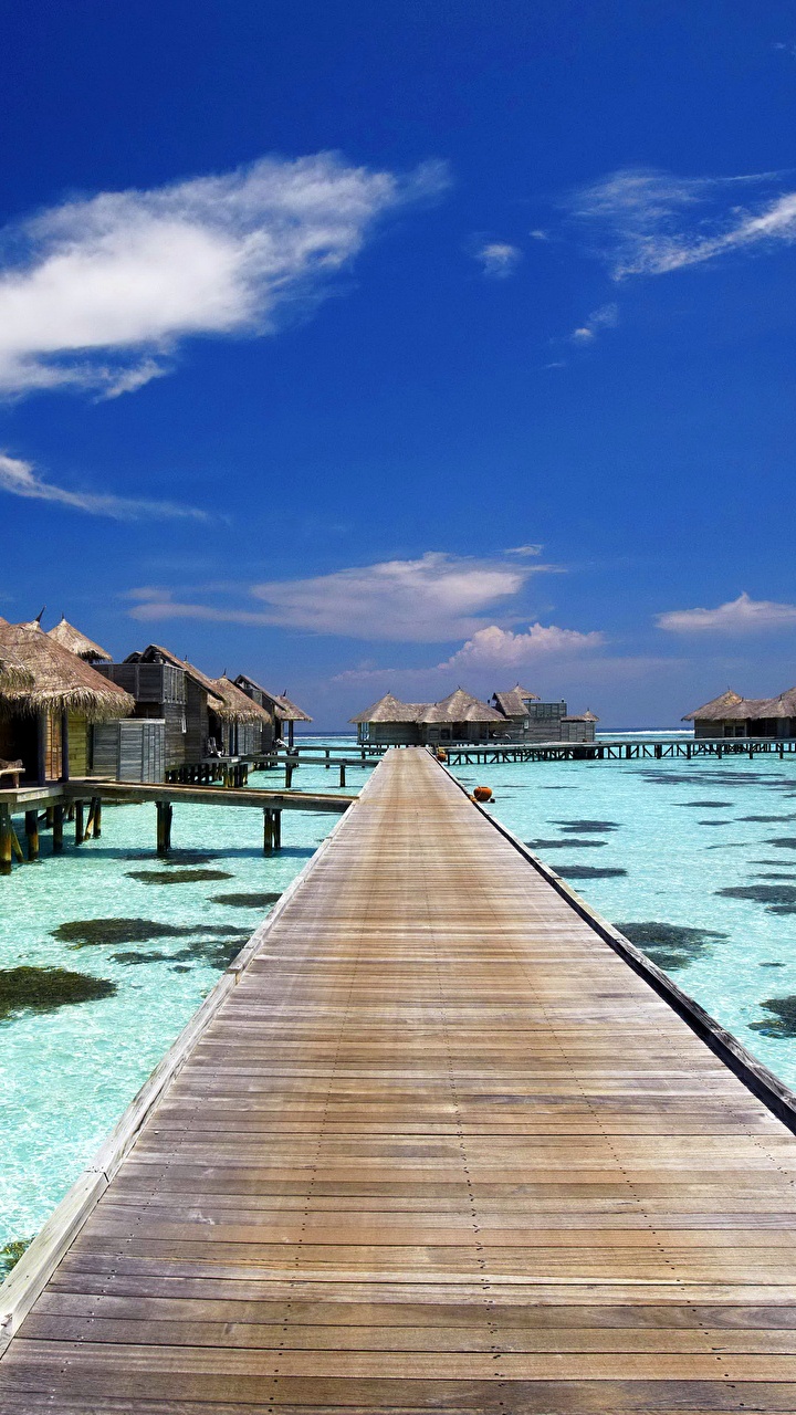 Обои прибежище, Остров, вилла, море, отпуск в разрешении 720x1280