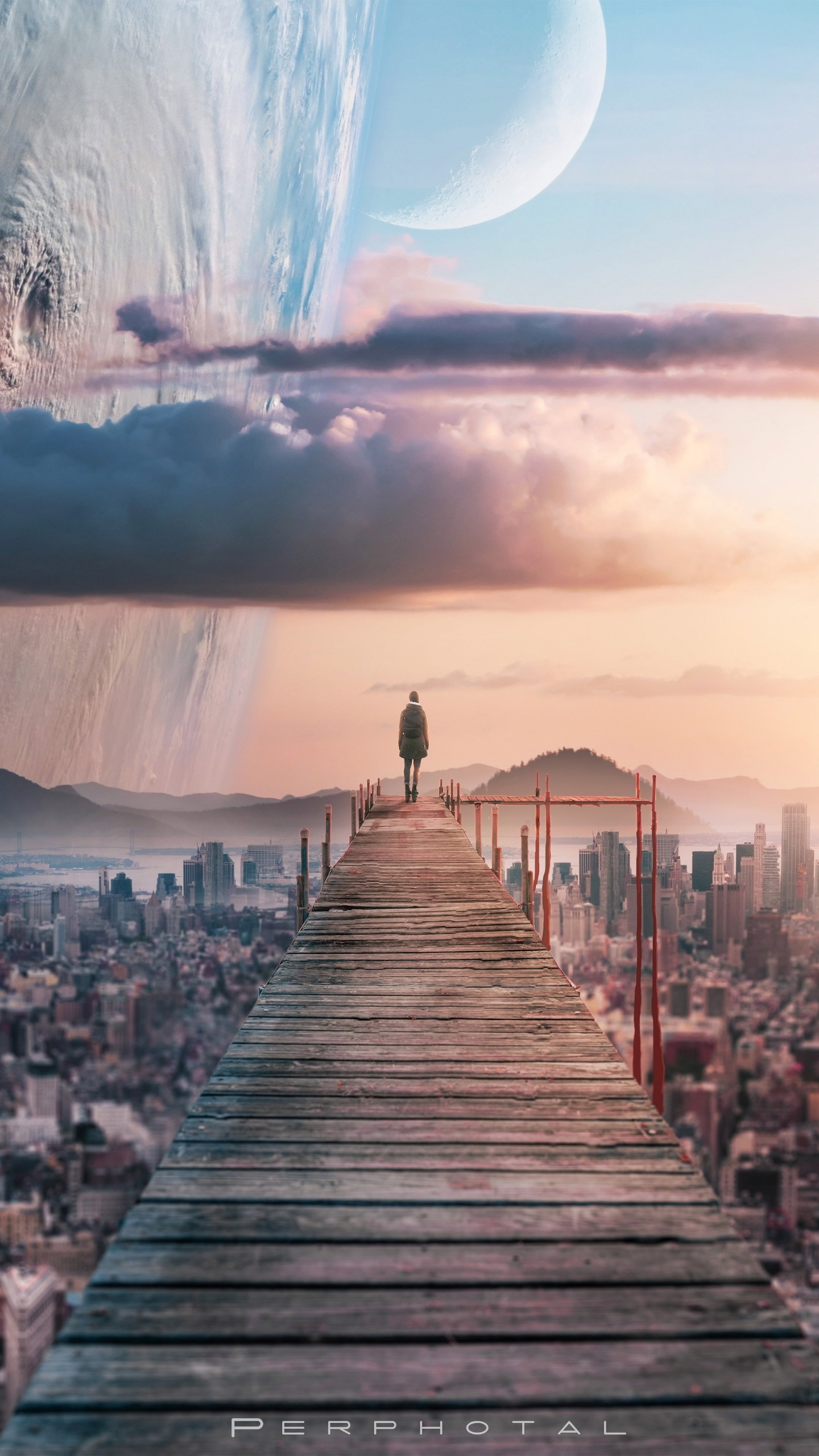 Обои облако, атмосфера, дневное время, мир, свет в разрешении 1440x2560