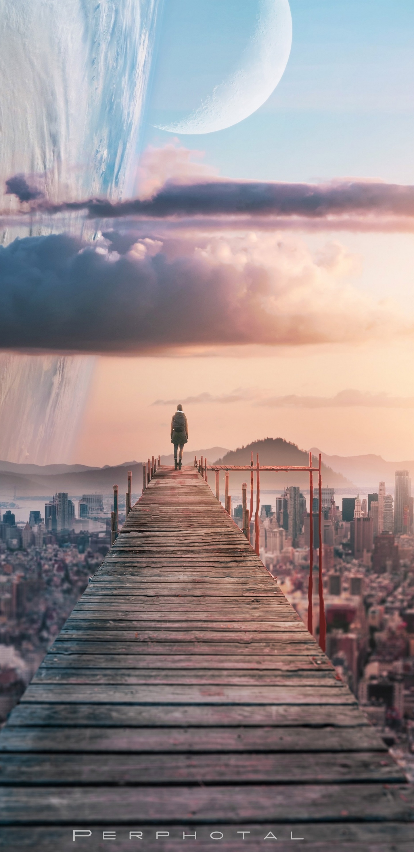 Обои облако, атмосфера, дневное время, мир, свет в разрешении 1440x2960