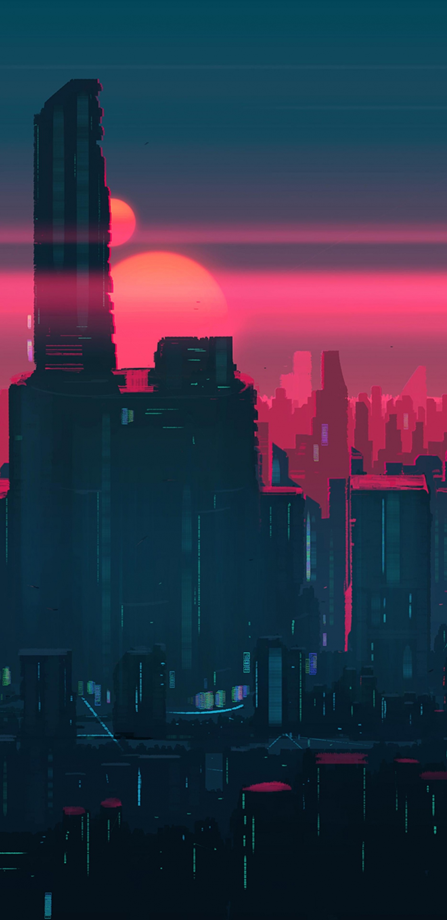 Обои здание, небоскреб, атмосфера, вышка, мир в разрешении 1440x2960