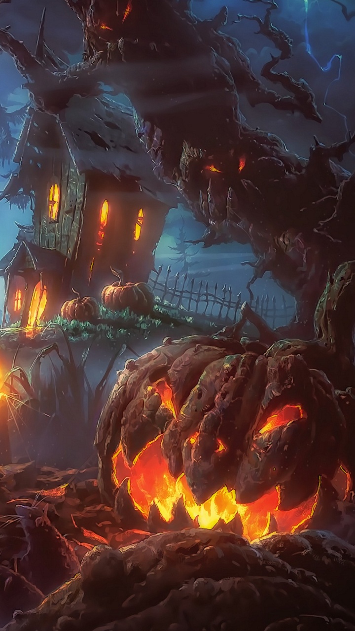 Обои атмосфера, мир, огонь, пламя, костер в разрешении 720x1280