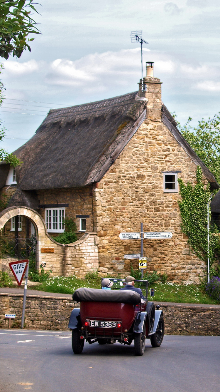 Обои Хаус, фасад, свойство, коттедж, деревня в разрешении 750x1334