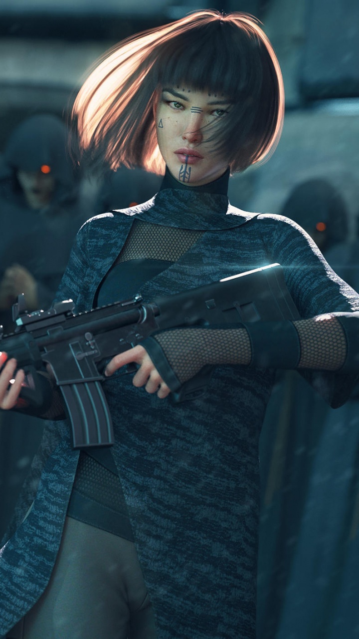 Обои цифровое искусство, арт, произведение искусства, артист, Цифровой композитинг в разрешении 720x1280