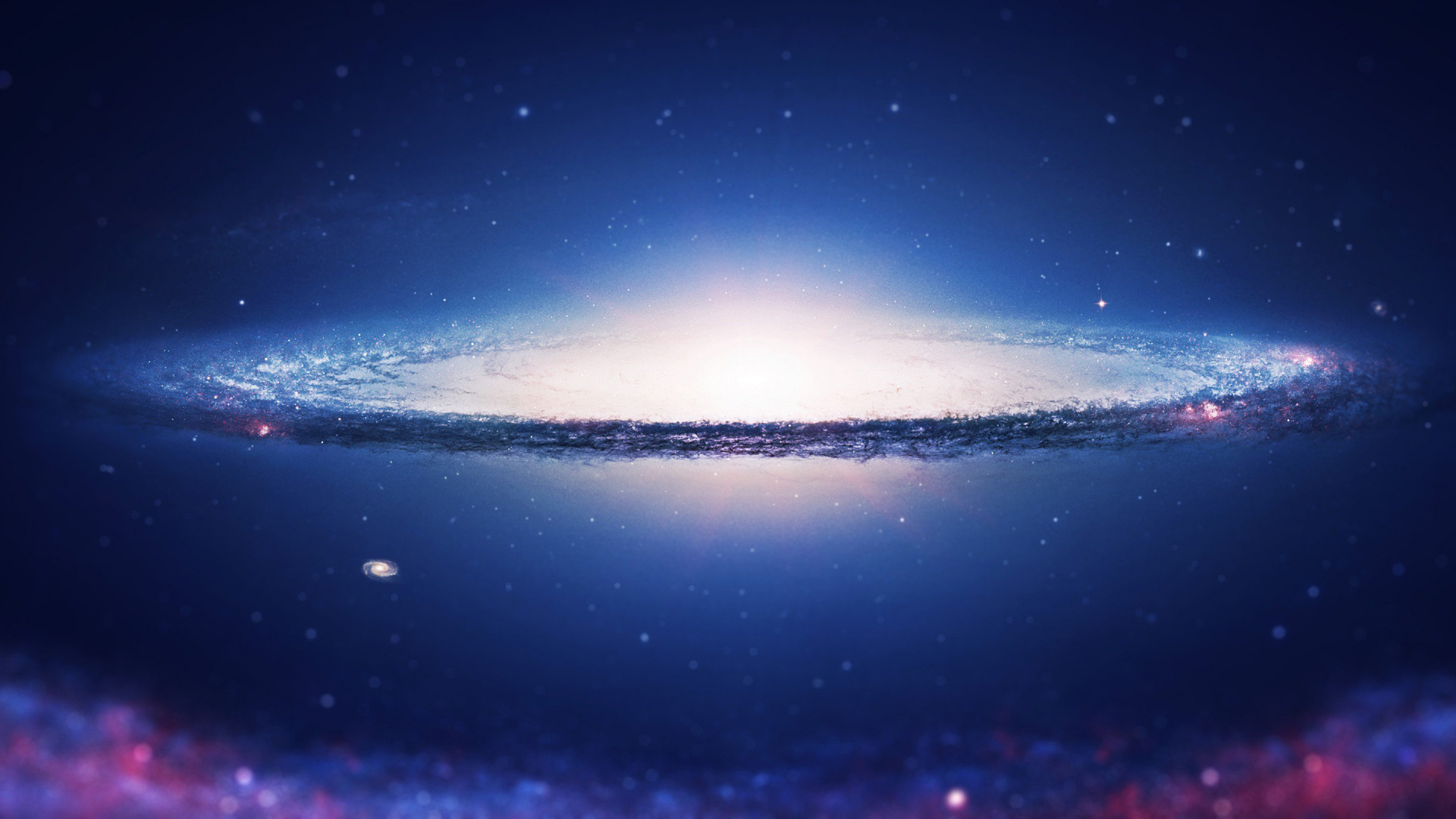 Обои атмосфера, земля, Астрономия, космическое пространство, Галактика в разрешении 1920x1080