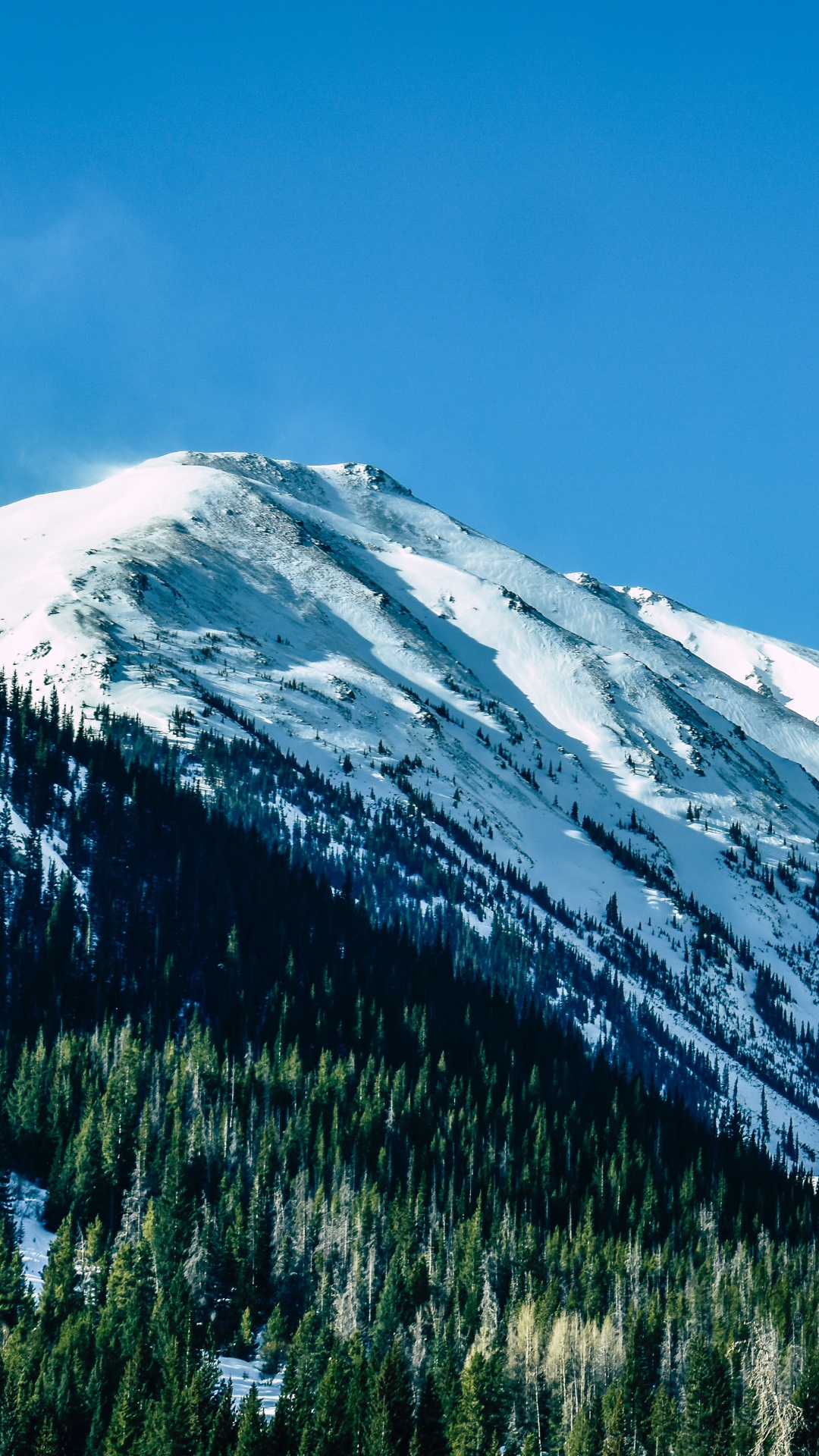 Обои горный хребет, гора, горный рельеф, природа, дикая местность в разрешении 1080x1920