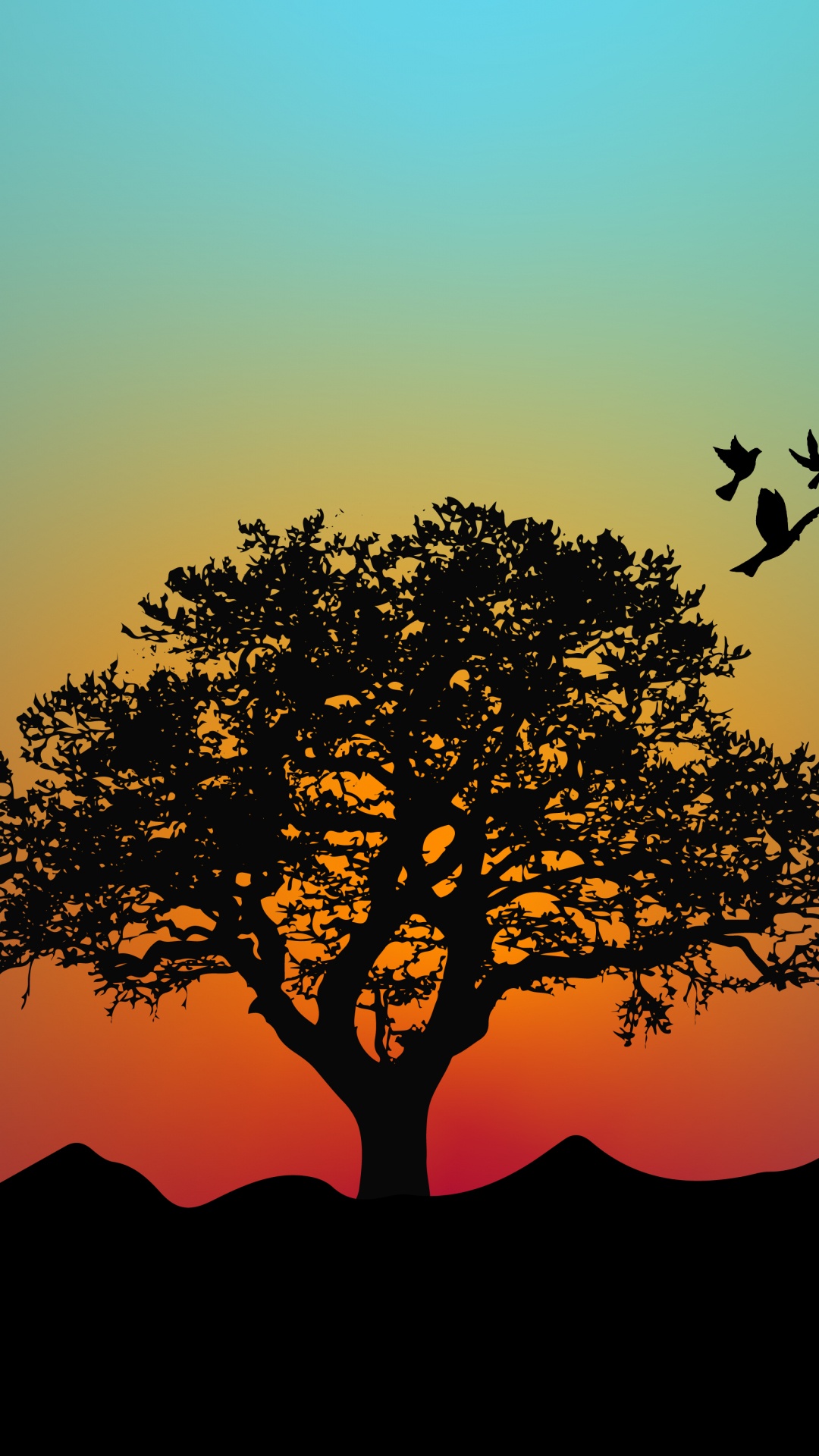 Обои национальный парк глейшер, экорегион, послесвечение, Люди в природе, природный ландшафт в разрешении 1080x1920